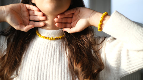 Sets Tocantins Bracelet & Choker Yellow