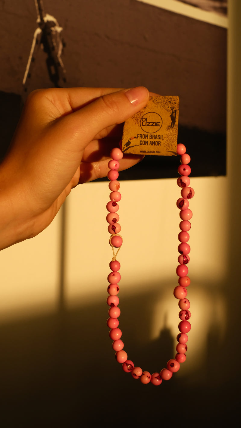 Set Alagoa Bracelet & Choker Pink
