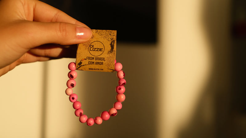 Set Alagoa Bracelet & Choker Pink